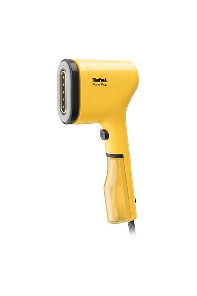 TEFAL Yellow Wrinkle Remover Dt2026 Pure Pop Steam Straightener Travel Utiles
