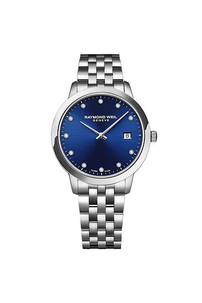 Raymond Weil ساعة يد نسائية مرصعة بالألماس Rw5385st50081