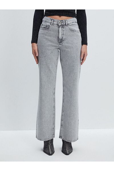 LC Waikiki Pantaloni de jeans pentru femei LCW Wideleg