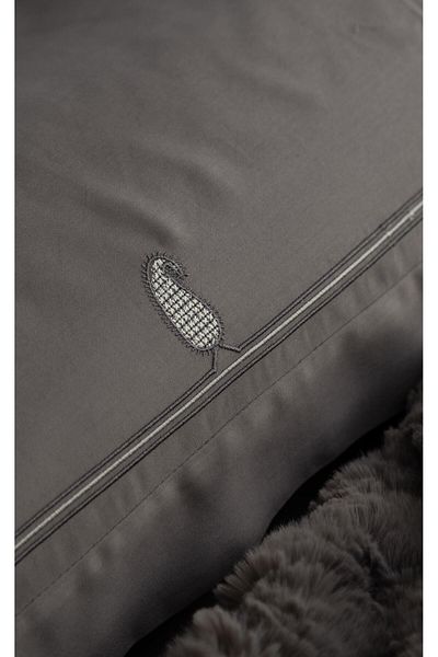 Apricitas HOME Double Bed Set with Cover Silverfox Gray - Bedside
