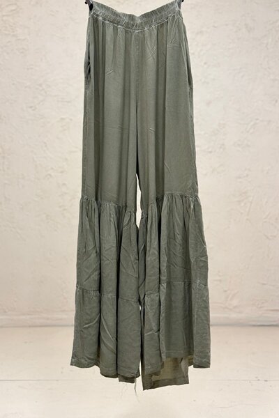 sahnemoda Штани з плісированими штанинами нижче коліна