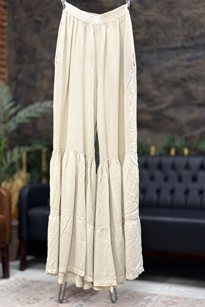 sahnemoda Штани з плісированими штанинами нижче коліна