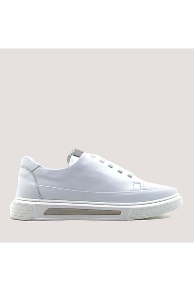 Mammamia D24ya-3950 Pantofi ocazionali din piele pentru femei - 40 alb