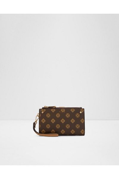 Aldo Women's Brown Multi Pocket Interior Wallet