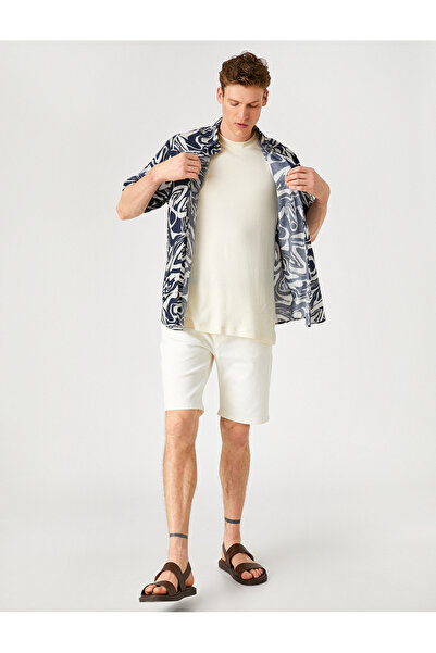 Koton Κοντομάνικο πουκάμισο με σχέδια