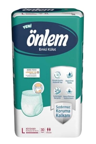 ÖNLEM Emici Külot Hasta Bezi Eko Büyük Boy L Beden 30 Lu