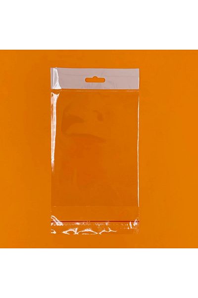Nisma OPP Bag 13x25 - 300 Pieces with Hanging Tapes