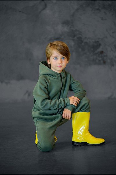 rg kidsstore Winter Unisex Children's Jumpsuit - Hooded and Zippered