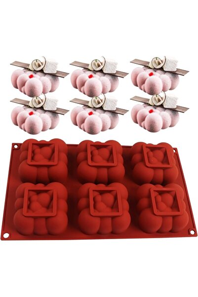 Genel Markalar Silikon 6lı Bubble , Bulut Şekilli Çikolata , Sabun , Mum , Ke...