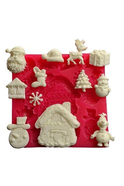 Genel Markalar Silikon Kalıp - Yılbaşı Temalı Set