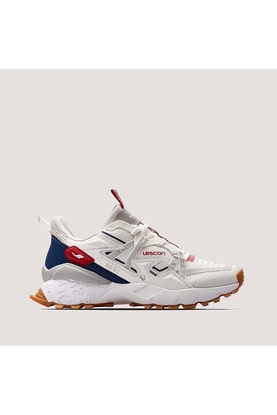 Lescon Trail Mercury 38 Unisex White Comfort Sports Shoes