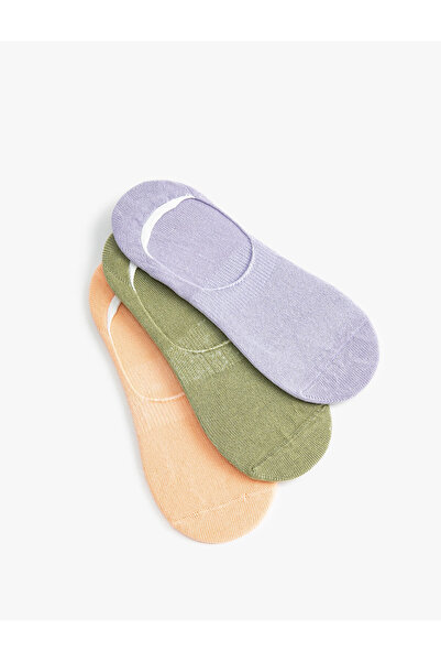 Koton 3-farbiges nahtloses Babet-Socken-Set