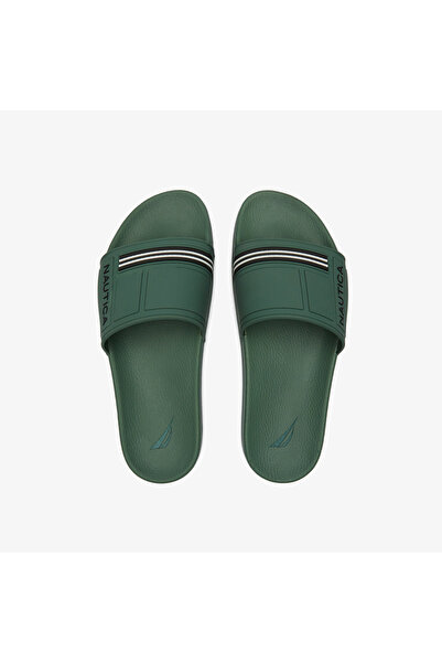 Nautica Classic Men's Green Slippers