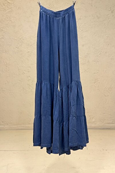 sahnemoda Штани з плісированими штанинами нижче коліна