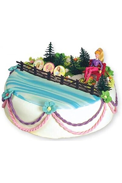 dağ gıda Pasta Süsü Oyuncak Barbie Set