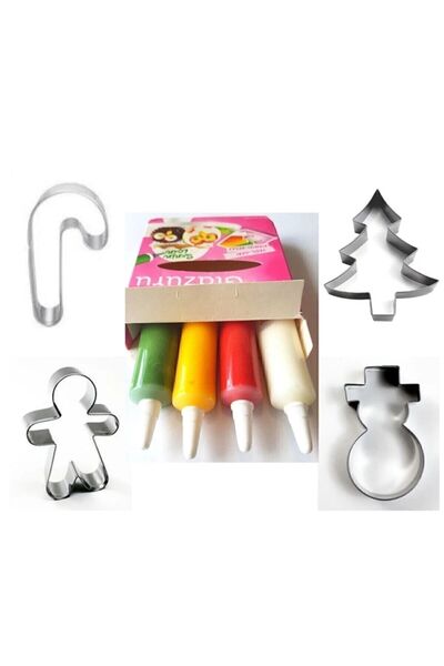 Tinky Winky عصا المشي الحلوى الصنوبر شجرة الزنجبيل ثلج قالب الكعكة مجموعة عيد...