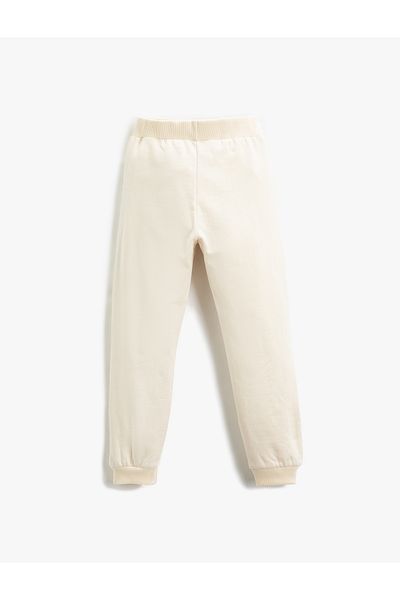 Koton Basic-Jogger-Jogginghose mit gebundener Taille