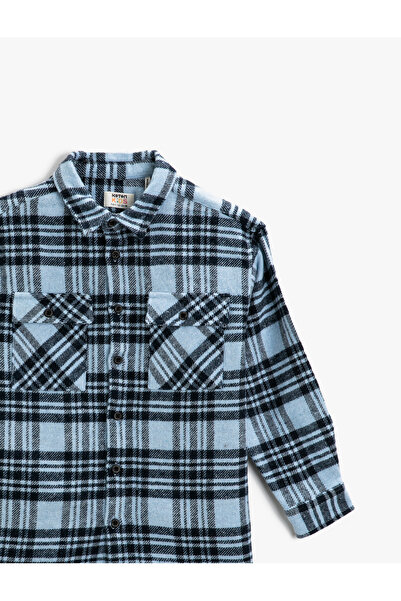 Koton Ekose Oduncu Gömlek Uzun Kollu Çift Cepli