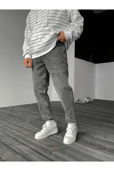 BYBASICMAN Df-2037/2542/2492/2636 Model Gray Boyfriend Jeans
