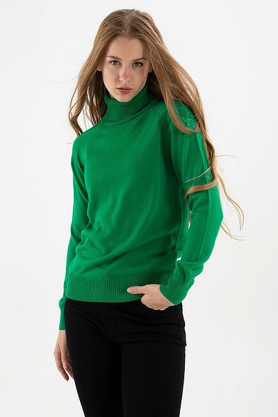 Fashion Friends Green Turtleneck Sweater