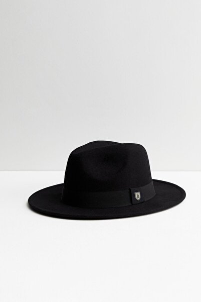 Külah قبعة نسائية من كاوبوي بنما فيدورا باللون الأسود