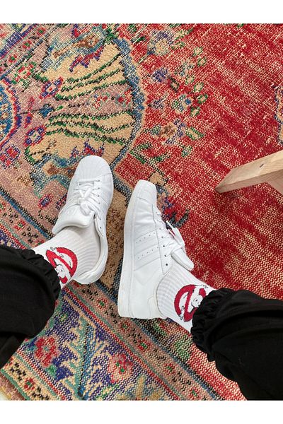 BYBASICMAN White Ghost Socks