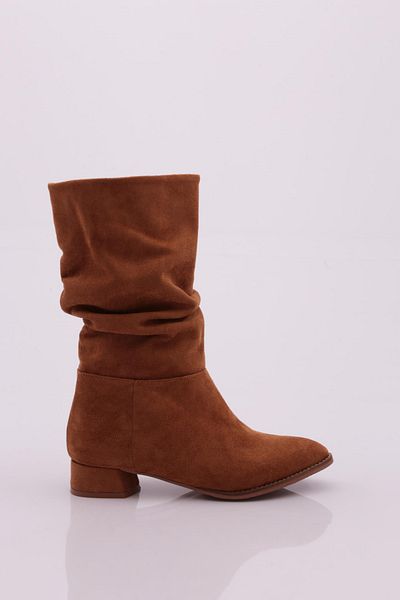 DGN Tan Suede Γυναικείες Μπότες - 2623591021152322