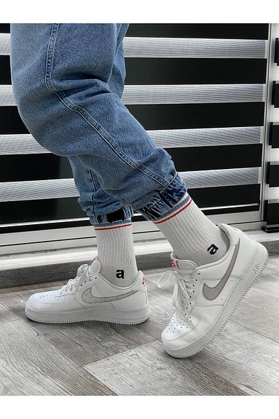 BYBASICMAN Men's White Socks