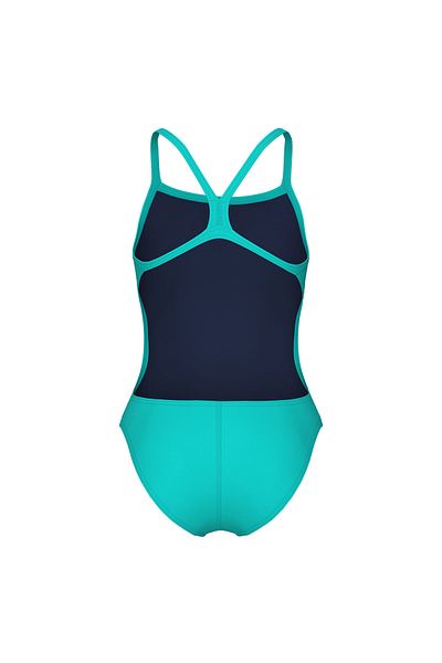 ARENA Team Swimsuit Challenge Solid Çocuk Mavi Yüzücü Mayosu 004765870