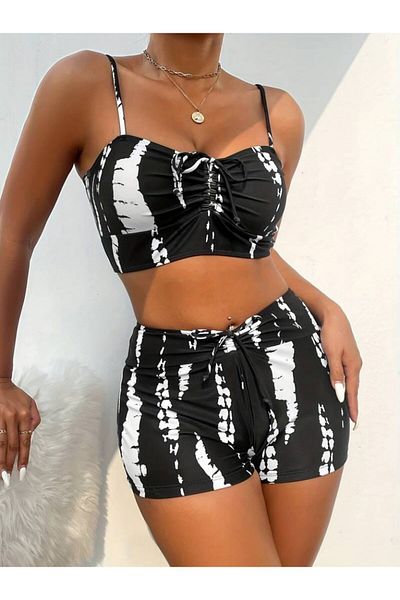 Kokosh moda Set de două dresuri mini cu bretele cu șnur pentru damă