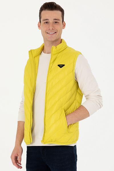 U.S. Polo Assn. Vestă pentru bărbați verde fistic - 50269097 -VR087