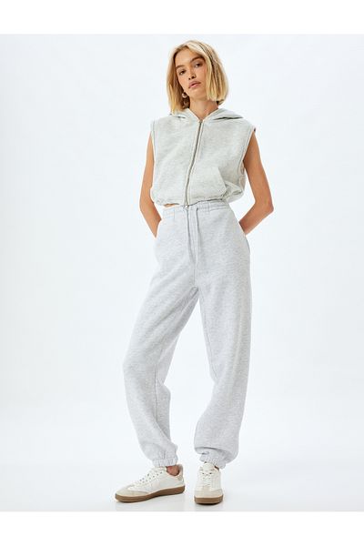 Koton Ribbed Pocketed Jogger Sweatpants