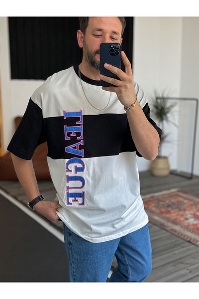 BYBASICMAN Gray League Embroidered T-Shirt JJ-01