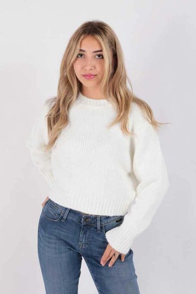 Fashion Friends Ecru Crop Sweater