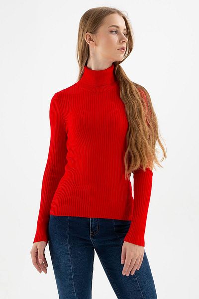 Fashion Friends Red Turtleneck Sweater