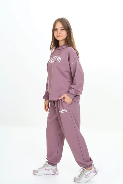 HayKids Girl - Hollywood Printed Hooded Tracksuit Set