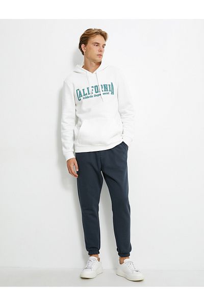 Koton Jogger Sweatpants with Lace Waist and Pocket Detail