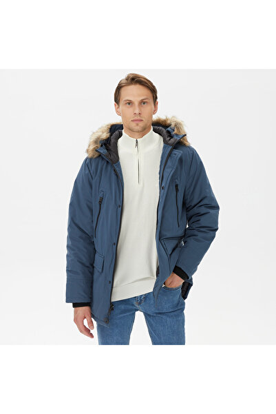Nautica معطف أزرق للرجال