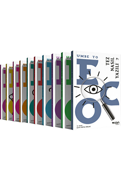 Can Yayınları Umberto Eco Seti 2 (10 Kitap)
