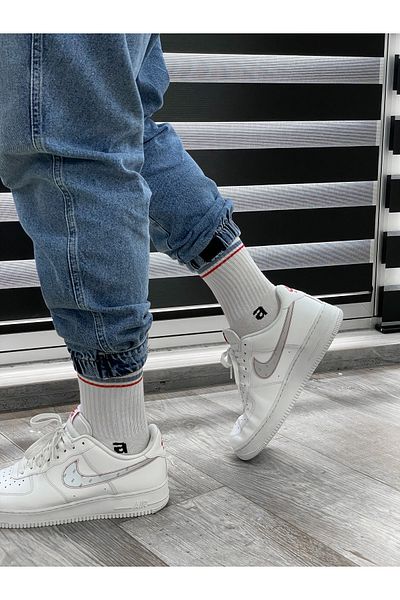 BYBASICMAN Men's White Socks
