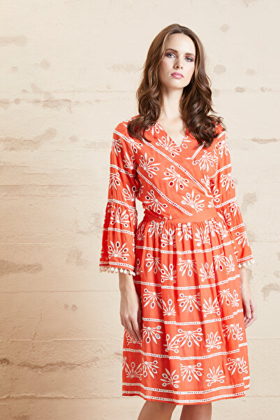 SERPİL Serpil Kadın Koral Etek 33631