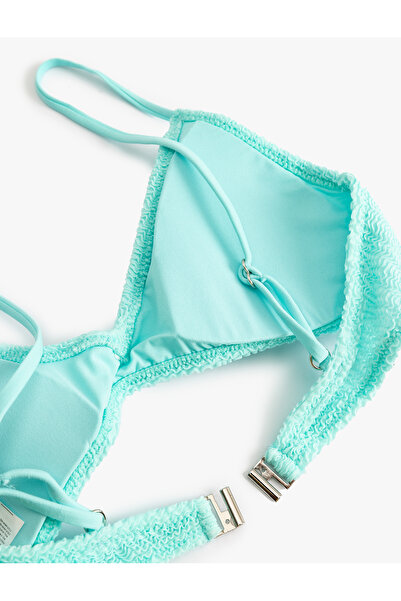 Koton Dokulu Bralet Bikini Üstü Arkası Kopçalı