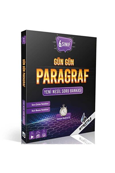 Strateji Yayıncılık Strateji Yayınları 6.sınıf Gün Gün Paragraf Soru Bankası