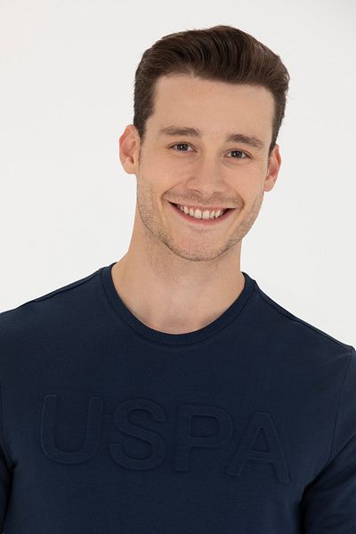 U.S. Polo Assn. Мъжки тъмносин базов суитшърт 50269402-VR033