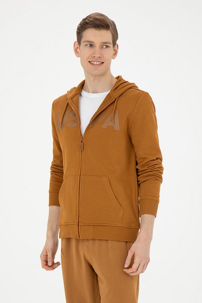 U.S. Polo Assn. Men's Coconut Knitted Cardigan 50269394-Vr153