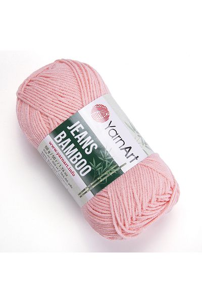 Yarnart Yarn Art Jeans Bamboo Ελ Crochet Νήμα, σολομός-112