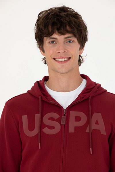 U.S. Polo Assn. Men's Burgundy Sweatshirt 50269394 -Vr014