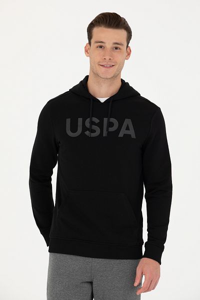 U.S. Polo Assn. Black Basic Men's Sweatshirt - 50269396 -vr046