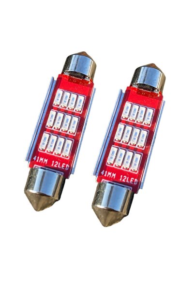 EKT SOFİT 12 LED 41MM KIRMIZI