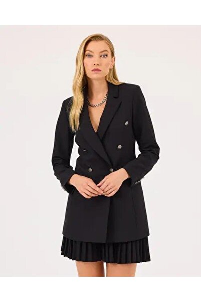 SEÇİL Fileto Cepli Klasik Blazer Ceket